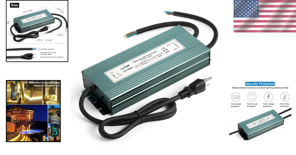 Low Voltage Transformer 400W 33.3A Power Supply - Image 2 of 4
