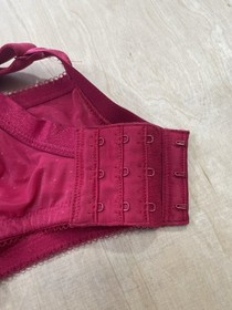 Wacoal 855186 Retro Chic full Figure Underwire Bra Size 38H Red