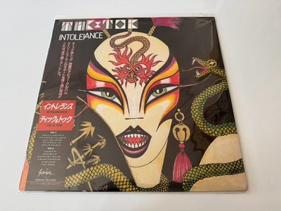 [LP] Tik & Tok - Intolerance w/OBI Promo C25Y0087 Japan vinyl