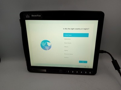 Patrol PC RhinoTab M1 12'' Rugged Tablet i5-5300U 8GB 240GB W11 - BAD BATTERY -RR