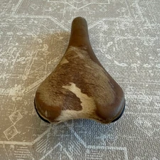 Fi'zi:k Brown Hair Calfskin Leather Bicycle Saddle Made in Italy