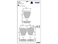 Bremsbeläge für Audi A6 C5 Avant A8 D2 C4 Allroad 100 Stufenheck 00-05
