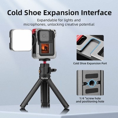 Camera Protective Base Metall Rabbit Cage Quick Release Für Go Pro 13/12/11/10/9