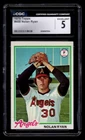 NOLAN RYAN 1978 TOPPS BASEBALL CARD #400 CGC 5 EXCELLENT GRADED ANGELS HOF