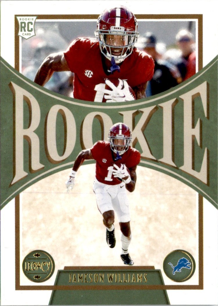 Jameson Williams 2022 Panini Legacy RC #150 Detroit Lions