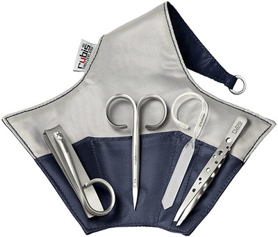 4 Piece Manicure Set, Blue/Gray 1K415GB