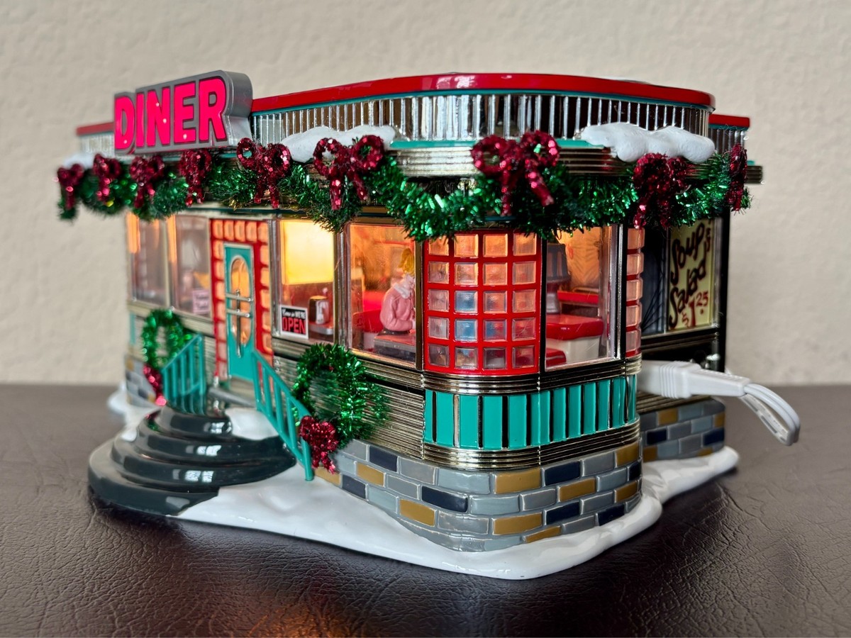Department 56 Snow Village Shelly's Diner Retiring 55008 Retired