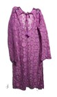 Miken Swim Women’s Lilac Daisy Crochet swim Cover-Up Dress Size M  — photo 2