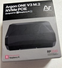 Argon ONE V3 M.2 NVMe PCIe Case For Raspberry Pi 5 With HDMI.New/Open Box