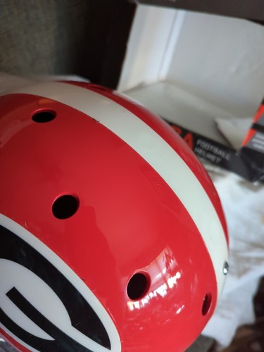 Brand New /Box Georgia Bulldogs Full Size Replica Speed Football Helmet - NCAA. - Picture 5 of 17