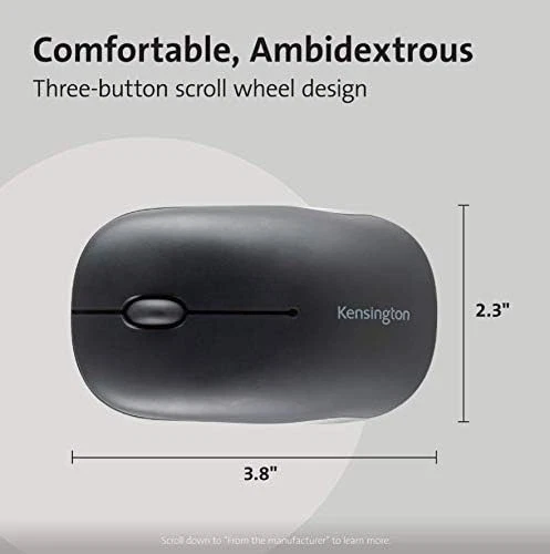 Kensington Bluetooth Mouse - Wireless Pro Fit Bluetooth (3.0 or 5.0) Compact Mou - Image 2 of 2