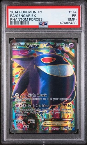 Gengar-EX graded PSA 1 for sale on eBay