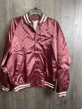 Vintage West Ark Cape Giradeua Union 3775 Satin Jacket Made in USA Adult XL