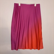 A New Day Women's Pink/Orange Skirt Size Large NWT