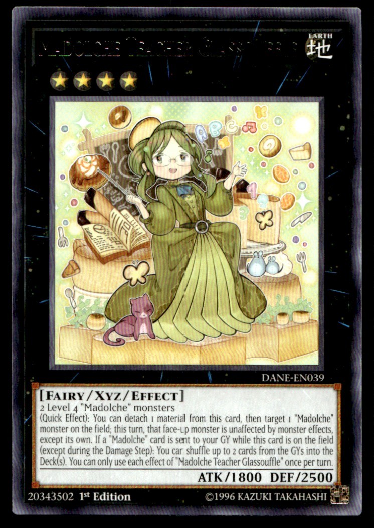 Madolche Teacher Glassouffle - DANE-EN039 - 1st Edition - YuGiOh | Buy 2 Get 1 F