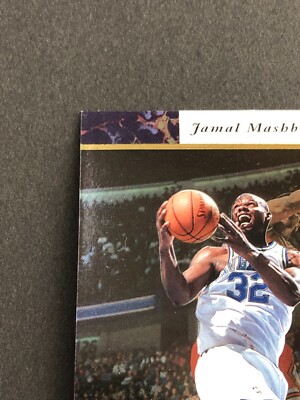 Jamal Mashburn Upper Deck SP and the card Hologram Combination 33 