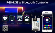 RGB Bluetooth LED Controller for Strip Light App Control for iOS Android Phone