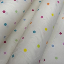 Multi-Spots Heavy Cotton Fabric Curtain Upholstery Cushion Interior Crafts 54"
