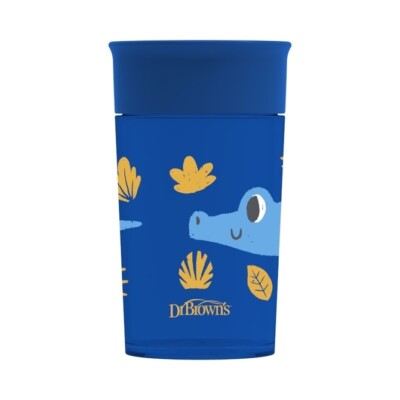  TC01094 KUBEK 360* PICIE JAK ZE SZKLANKI 300ML NIEBIESKI DR BROWN`S