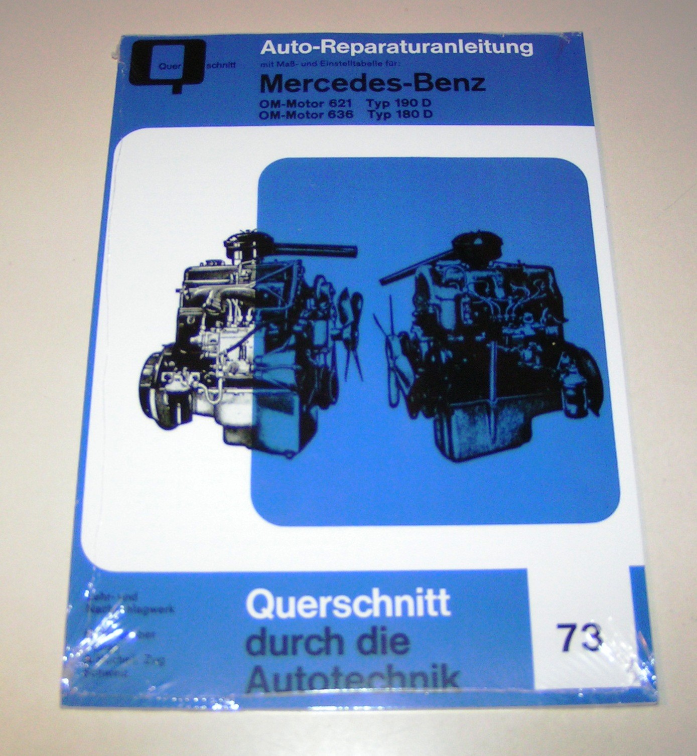 Repair Manual Mercedes Benz 180 D + 190 D Ponton Diesel W120 + W121