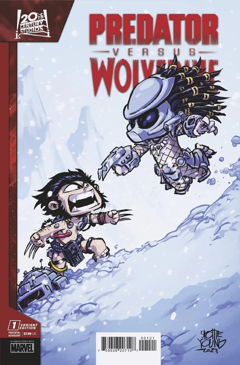 PREDATOR VERSUS WOLVERINE #1 (SKOTTIE YOUNG VARIANT) COMIC BOOK