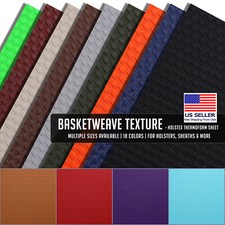 Holstex Sheet - Basketweave Texture - Multiple Sizes Available - 18 Colors