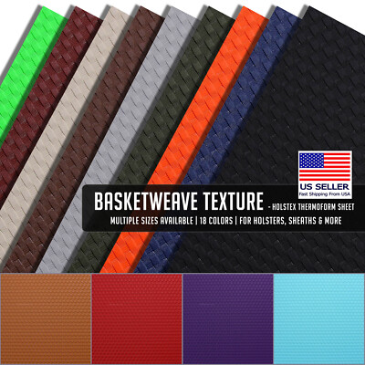 Holstex  Sheet - Basketweave Texture - (Multiple Sizes Available) - 18 Colors
