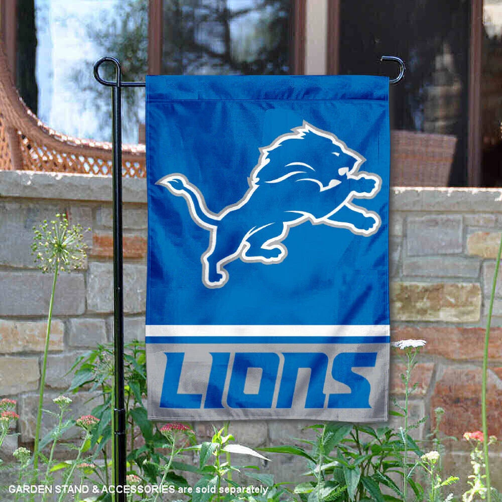 Detroit Lions Garden Flag and Yard Banner