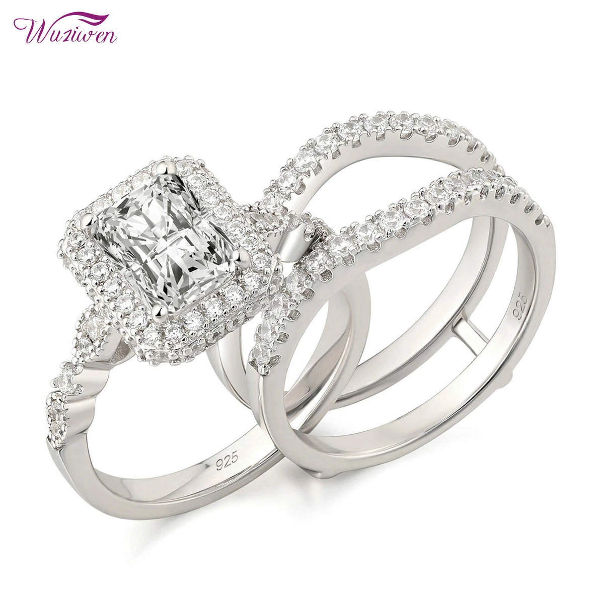 Wedding ring sales sets ebay