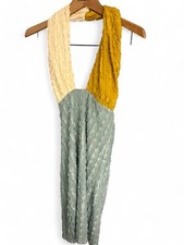 Pretty Garbage Bodycon Halter Dress Colorblock Size Small New With Tags $75