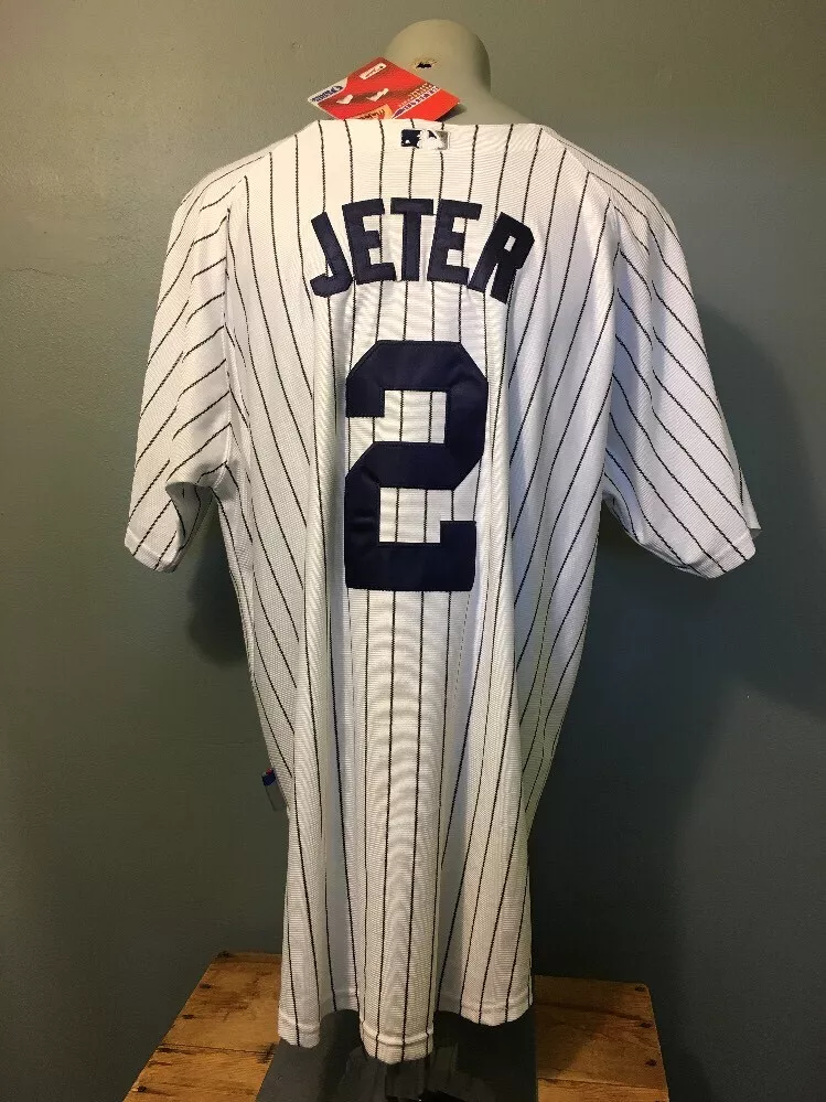 New York Yankees Derek Jeter #2 2020 Mlb White Jersey - Bluefink