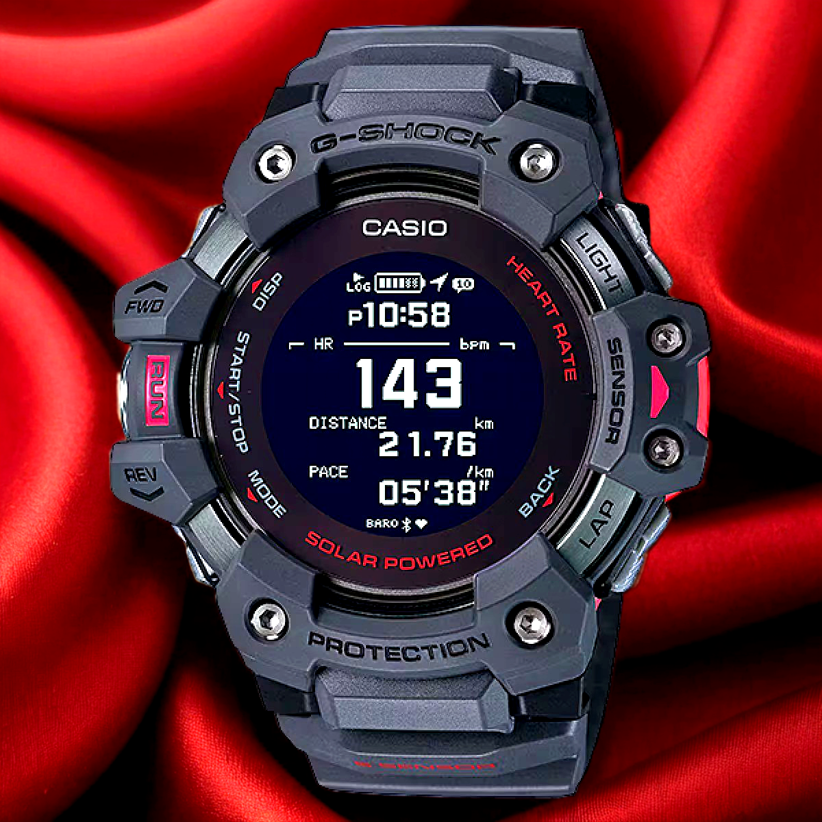 Casio Wrist Watch G-shock Gbd-h1000-8jr G-squad Mens Tracking