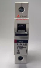 Mitsubishi Miniature Circuit Breaker BH-D6 1P D63