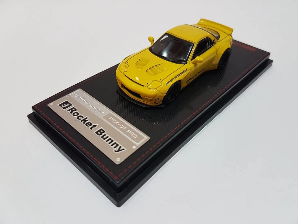 Ignition model Rocket Bunny RX-7 (FD3S) Yellow ~ 1/64 | eBay