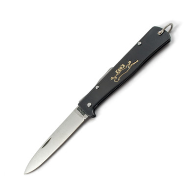 Otter Mercator-Messer Katze Stahl Taschenmesser Backlock