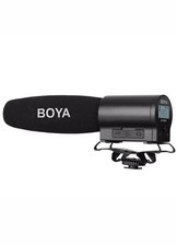 BOYA BY-DMR7 Shotgun Condenser Microphone Integrated Flash Recorder for Canon