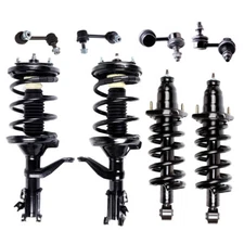 8 Pieces ForFor 2003-2011 Honda Element Front & Rear Complete Struts Sway Bars