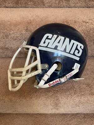 1986 New York Giants Vintage Riddell WD1 Football Helmet Large