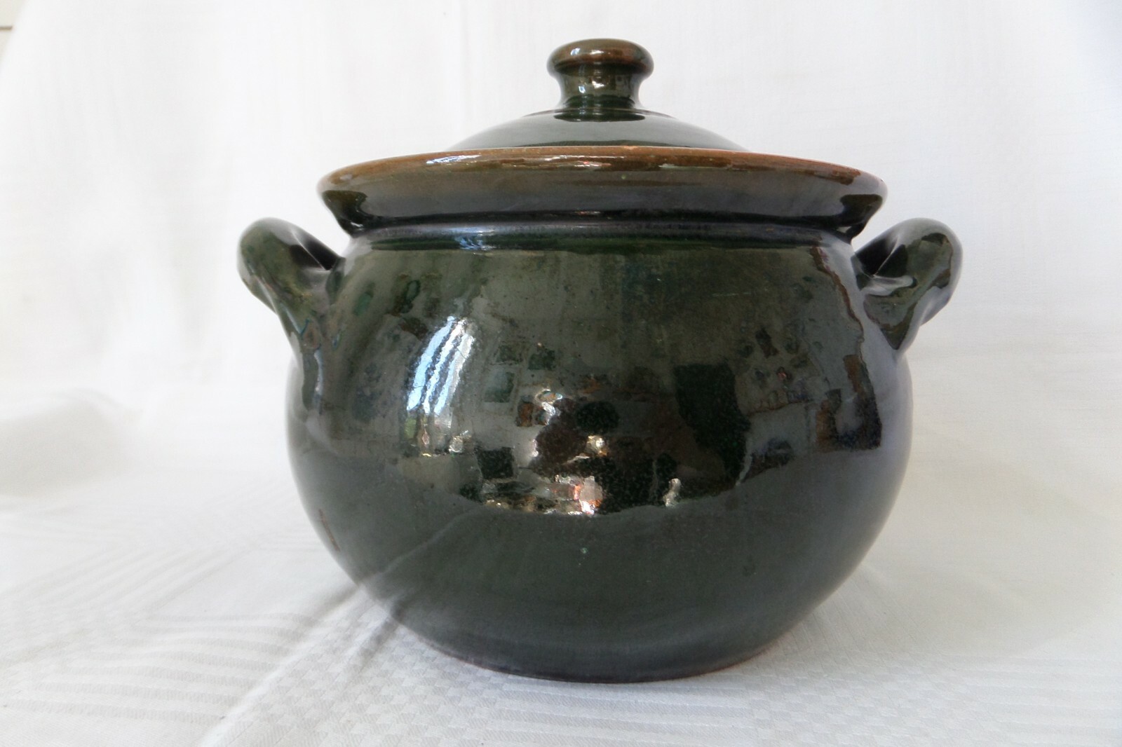 Cocotte En Terre Cuite Bleue – Faitout Vintage – Art De La Table