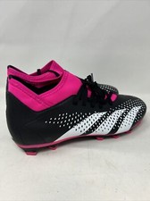 Adidas Predator Accuracy.4 S FxG Cleats Black Pink Men's 12 Women  s 13 Soccer