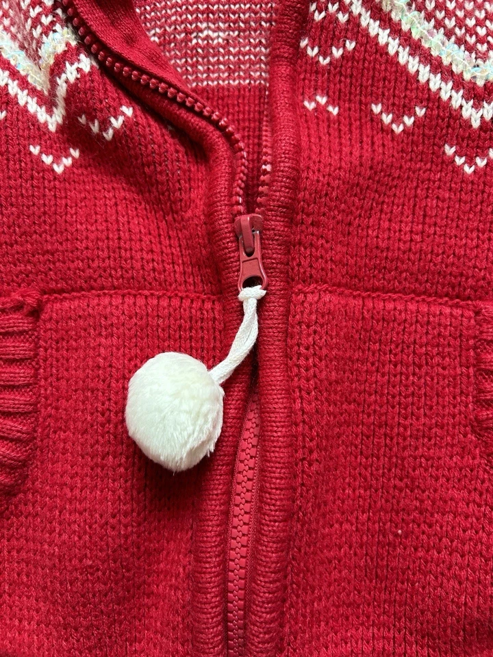 Children’s Place Rojo Talla 14 XL Chaqueta Corazones Navidad San Valentín  Foto 4 de 4