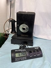 Antique Vintage Early Non-Dial Stromsberg Carlson Telephone Wall Mount Black