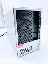 promax 4 Port Raid Array HDD SATA Drive external /Tested No HDD