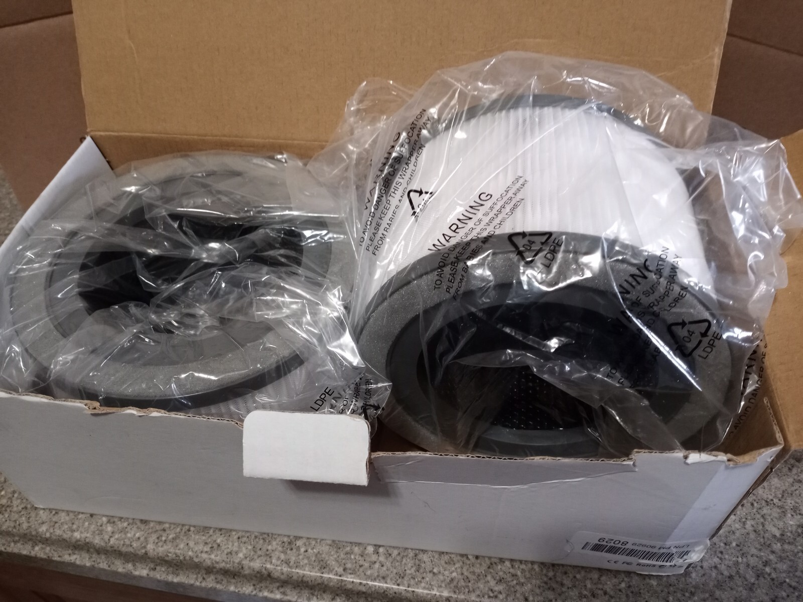 Housmile HEPA Air Purifier Filters Box of 2 LPN PM 90929 8029 New-image