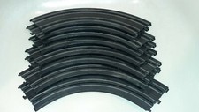 8pc Life-Like Racing Slot Car 9  Radius Curve Race Track tested works