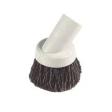 1 1/4" White Universal Horse Hair Deluxe Dust Brush 1.25" Attachment Vacuum Tool
