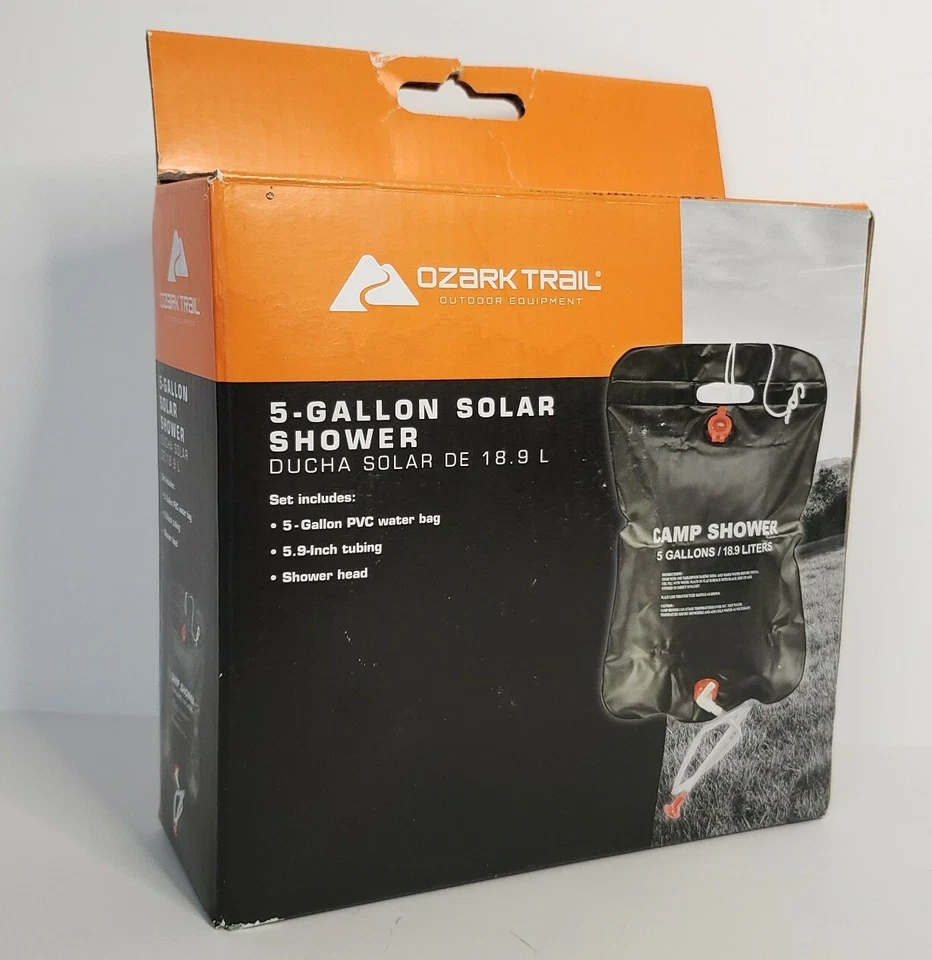 Bolsa de camping portátil de PVC de 5 galones para ducha solar al aire libre Foto 4 de 4