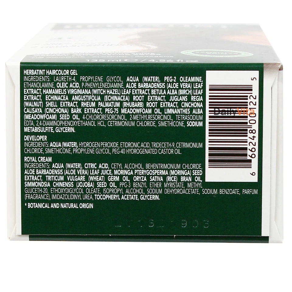 Herbatint永久草药染发凝胶4C灰栗4.56盎司 — 第 3/3 张图片