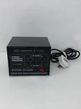 SUPER F-500 AC-AC CONVERTER 500W STEP UP/ STEP DOWN w/EUROPEAN PLUG