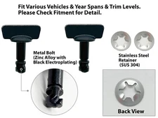 Hitch Cover Bolt for 2015 - 2024 Tahoe Yukon Traverse Denali 11612235 11612237